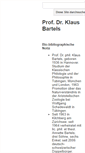 Mobile Screenshot of klaus-bartels.com